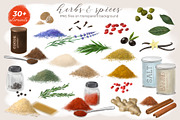 Recipes Creator Element Set, a Decorative Illustration by LeiaSW (Thumbnail 6 of 13)