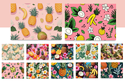 Tropical Fruit Seamless Patterns, a Pattern Graphic by Jakayla Digital Co (Thumbnail 6 of 6)