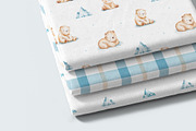 Winter seamless pattern bear, a Pattern Graphic by Pattern + watercolor (Thumbnail 5 of 6)