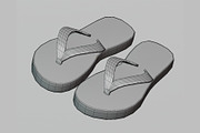 Sandals 3d model, an Object 3D Model by fahad121 (Thumbnail 8 of 9)