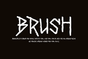 Brunozar - Brush Font, a Handwritten Font by Iqsiart Studio (Thumbnail 3 of 6)