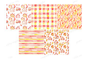 Firefighters Digital Papers, a Pattern Graphic by GlamArtZhanna (Thumbnail 3 of 4)