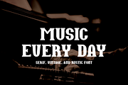 Rodgros - Rustic & Vintage Font, a Serif Font by QR Design Studio (Thumbnail 2 of 10)