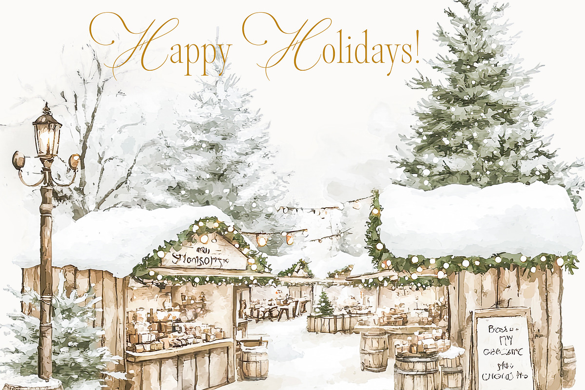 New! Winter Christmas Edition, a Seasonal Illustration by Isabelle Salem (Photo 28 of 227)