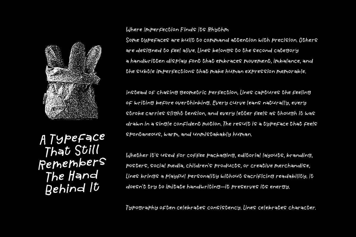 Lineres - Playful Handwritten Font, a Handwritten Font by Typeparties (Photo 11 of 11)