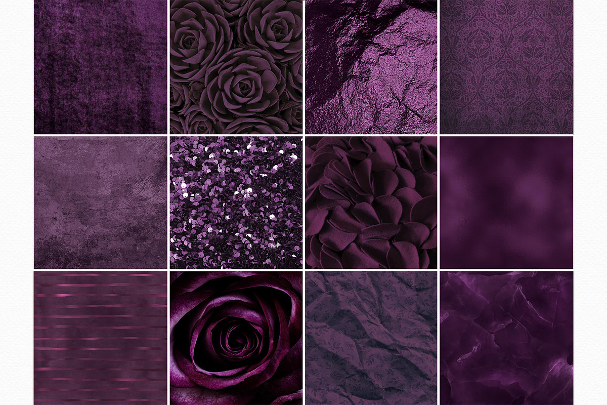 Aubergine Textures, a Texture Graphic by rileyBgraphics (Photo 2 of 8)