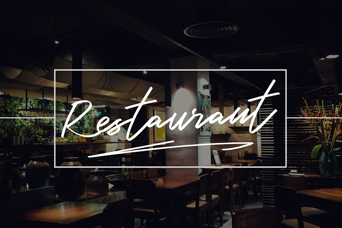 Bambang - Signature Font preview 6