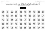 Advertisement Icons – Digital Market, a Solid Icon by Wencory (Thumbnail 1 of 2)