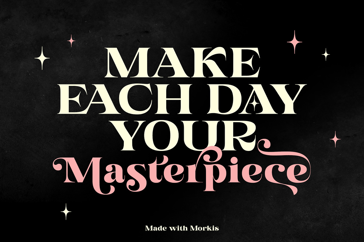 Morkis - Display Serif Font, a Serif Font by Ekahermawan (Photo 3 of 10)