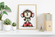 Whimsical Fluffy Christmas Birds, an Illustration by Canvas Craft (Thumbnail 4 of 5)