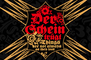 Bernard Fraktur, a Blackletter Font by Stefan Chirila (Thumbnail 2 of 18)