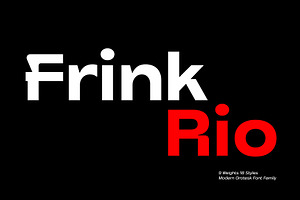 Frink Rio Modren Grotesk Font Family
