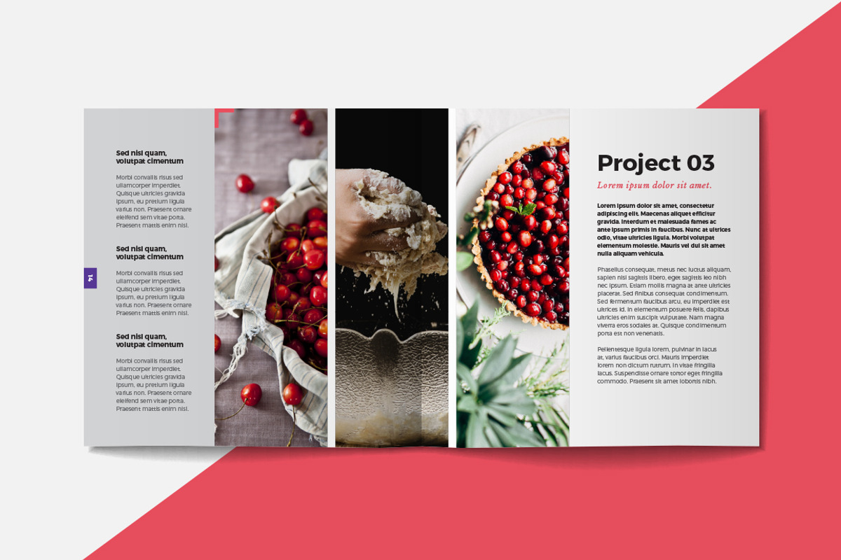 Square Portfolio Brochure Template, a Brochure Template by RWstudio (Photo 6 of 7)