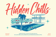 Hidden Chills Bold Brush Font