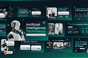 AI Technology PowerPoint, a Presentation Template by Loin Studio