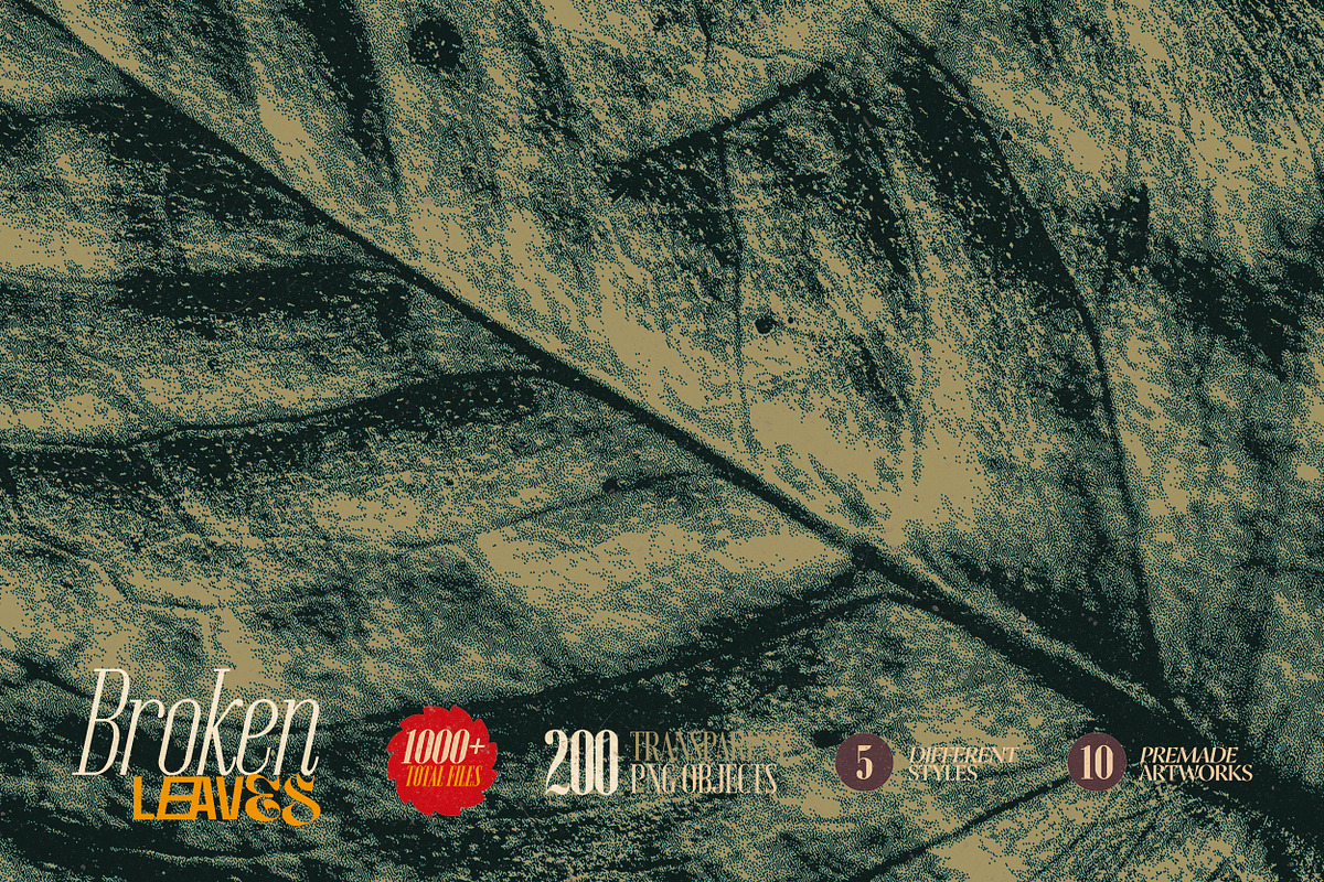 Broken Leaves 200 Transparent Object, an Object Graphic by nicholasasmita (Photo 13 of 15)