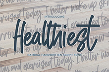 Healthiest - Natural Handwritten