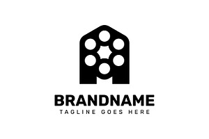 Letter A Film Hive Logo, a Branding & Logo Template by Pray Art Design Studio
