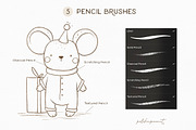 Procreate Brushes & Canvas Funny Art, a Brush Add-On by polikarpovaart (Thumbnail 4 of 13)