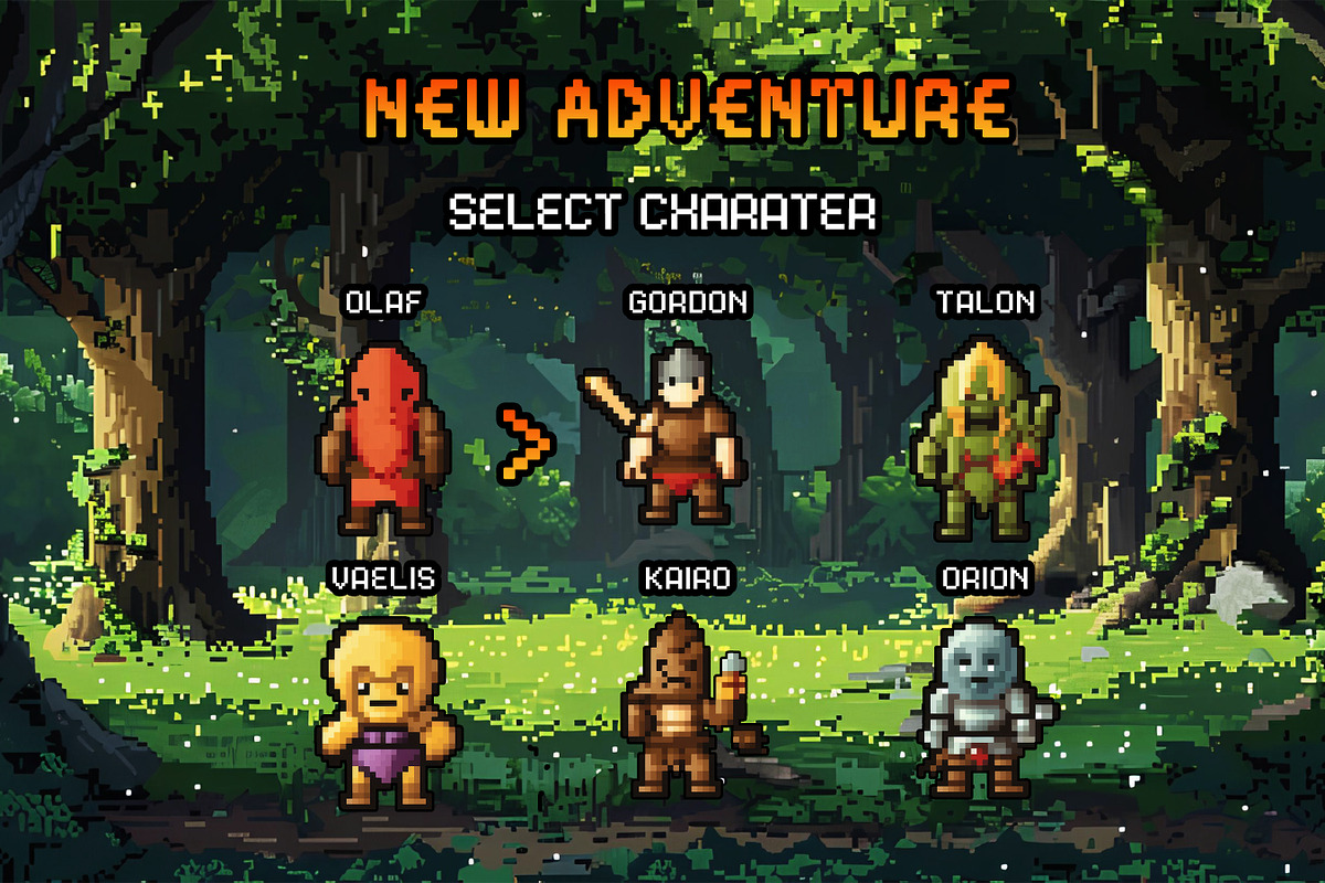 Questiora - Pixel Game Font, a Font by Flawless And Co (Photo 2 of 10)