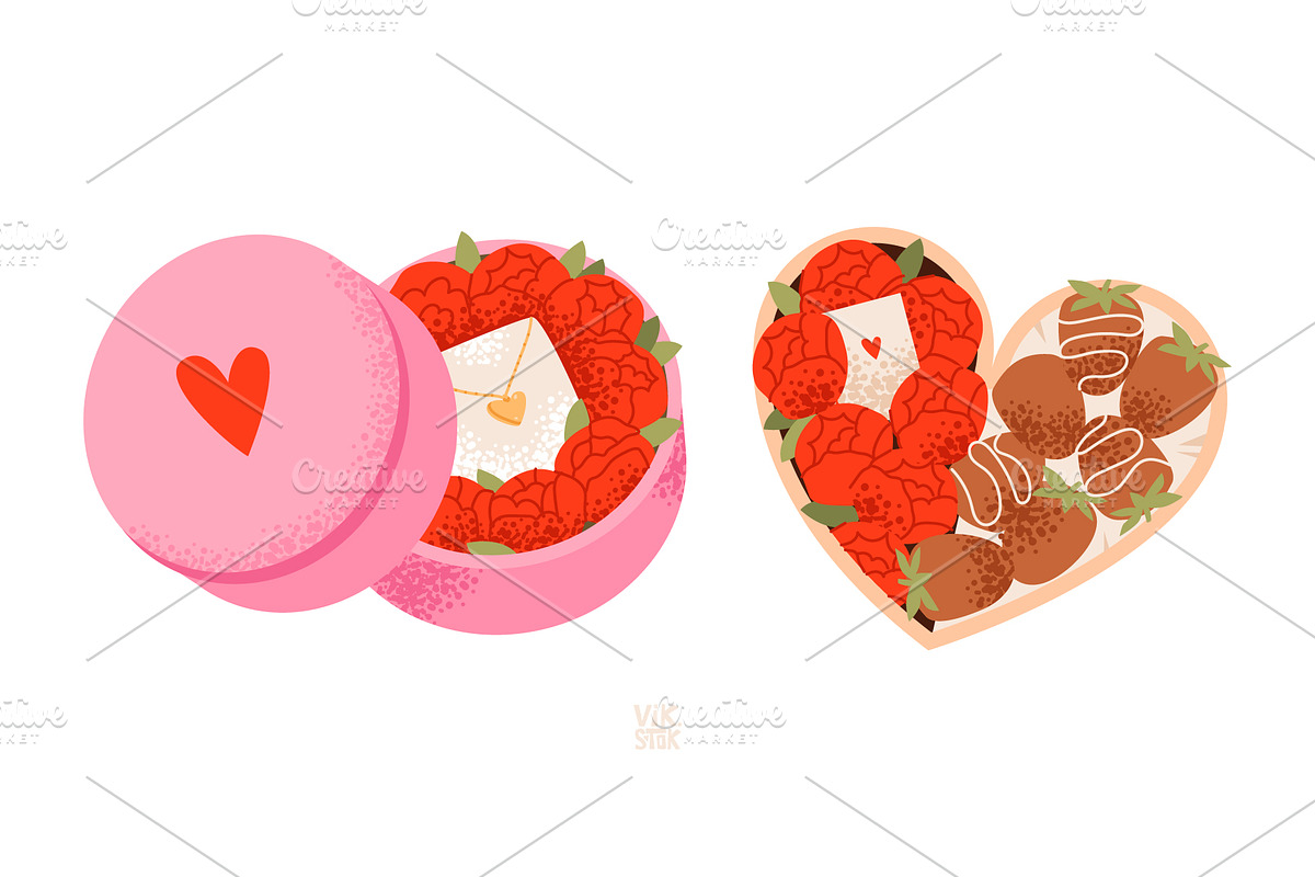 Valentine’s Day bouquets, an Object Graphic by vik.stock (Photo 4 of 6)