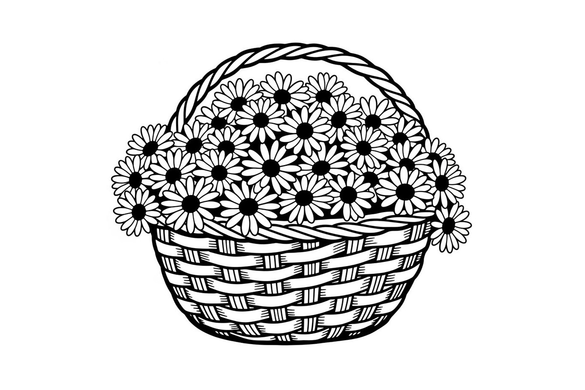 50 Woven Basket Vector Bundle, an Illustration by Designs_River (Photo 23 of 51)