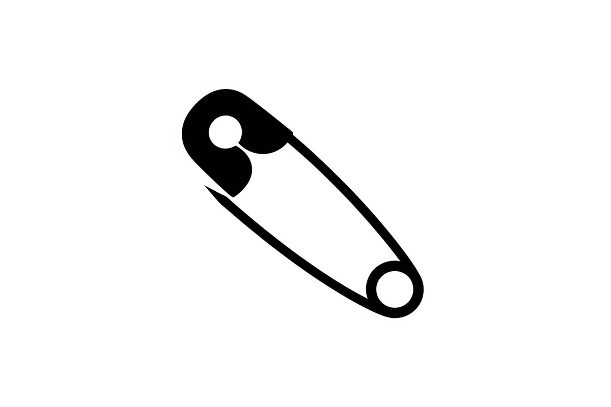 Safety Pin Vector Silhouette Bundle, an Illustration by Designs_River (Photo 2 of 20)