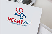 Heart Key Logo, a Branding & Logo Template by Creative Dezing (Thumbnail 2 of 5)
