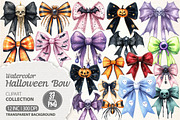 Halloween Coquette Bow Clipart, an Illustration by Dream Creation (Thumbnail 1 of 7)