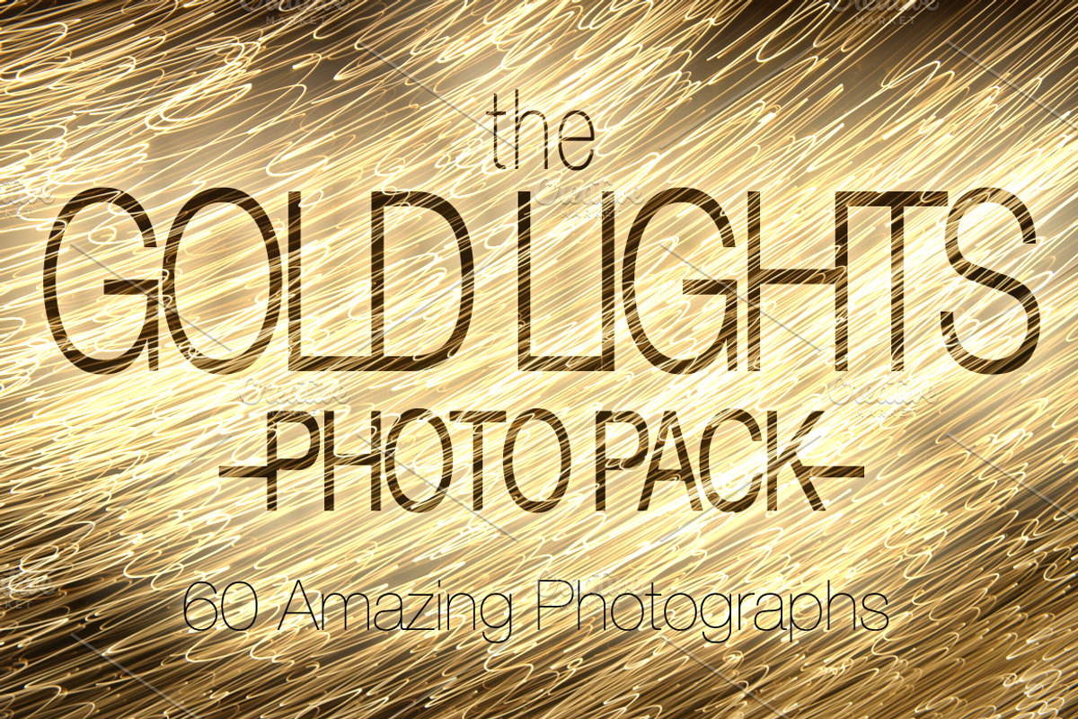 Gold Lights Photo Pack, a Templates & Theme by Graphic Wray (Photo 1 of 5)