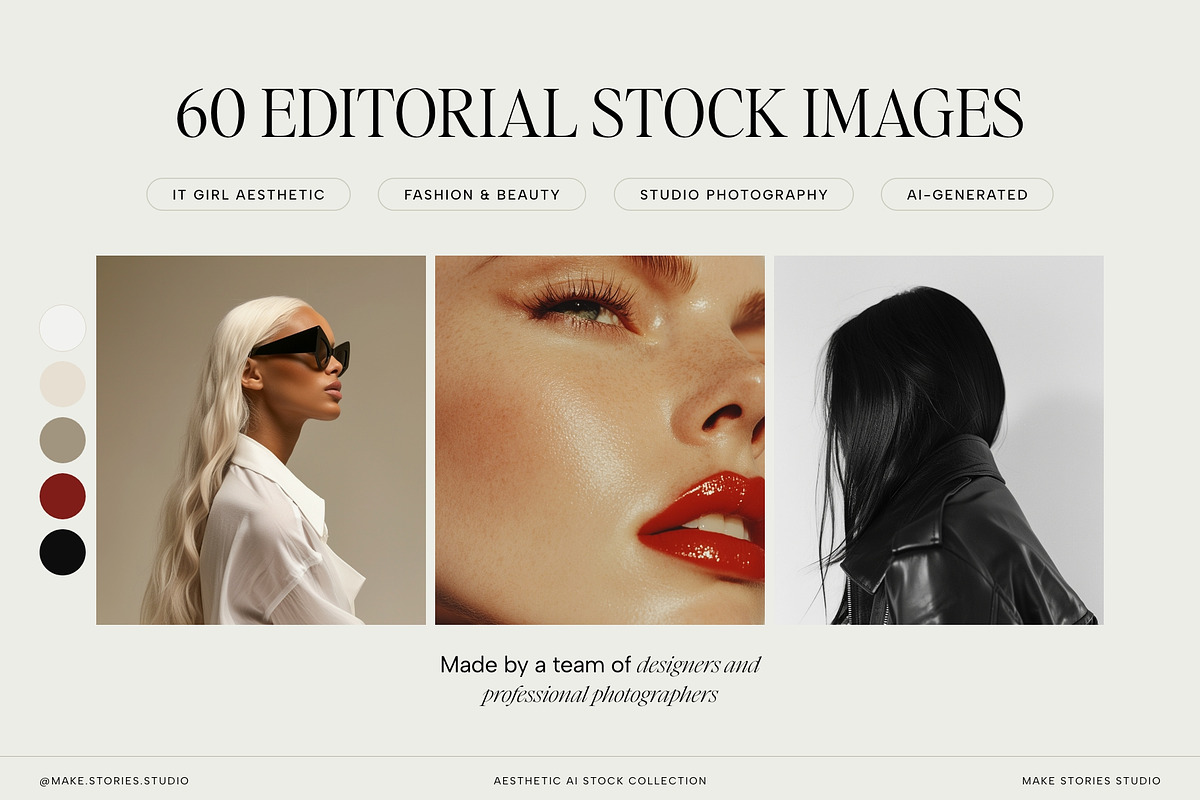 It Girl Editorial Stock Photos, a Beauty & Fashion Photo by Make Stories Studio (Photo 4 of 6)