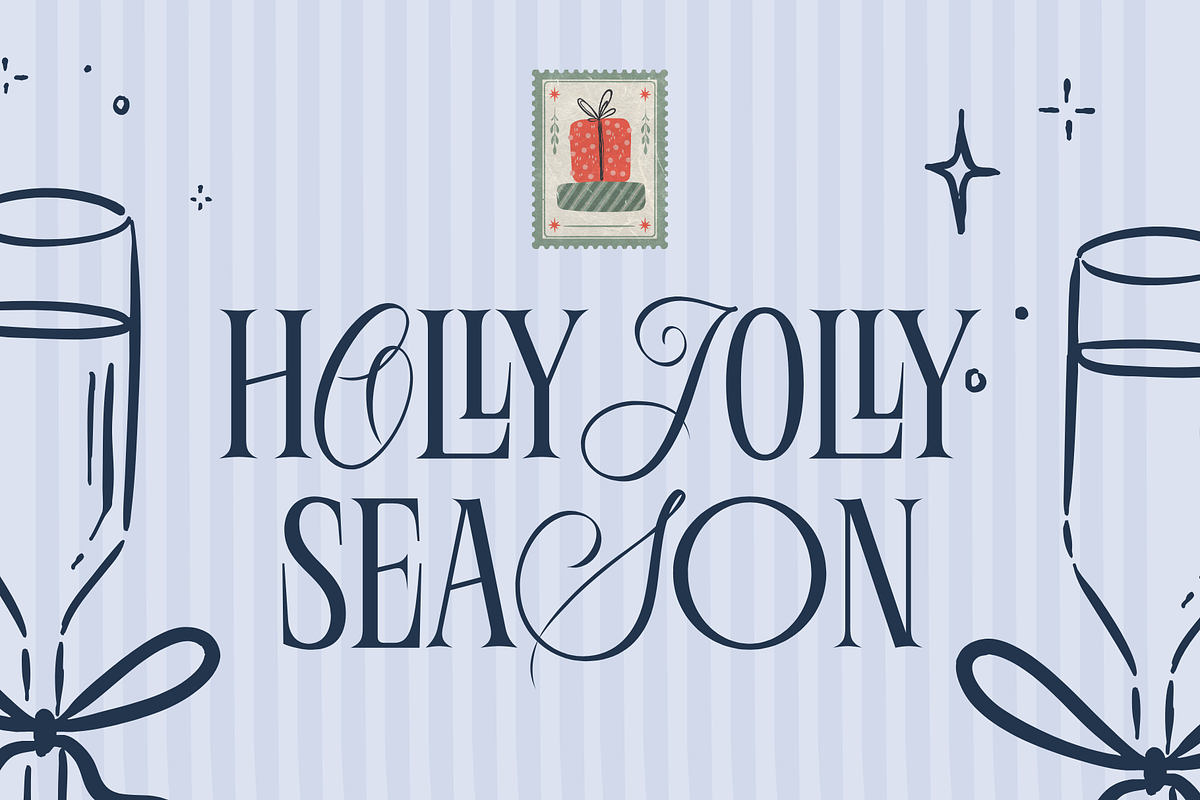 Pravelle Christmas Elegant Serif, a Serif Font by Ainun Jinan (Photo 9 of 12)
