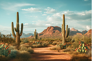 Awe-inspiring Desert landscape near, a Nature Photo by Ylivdesign