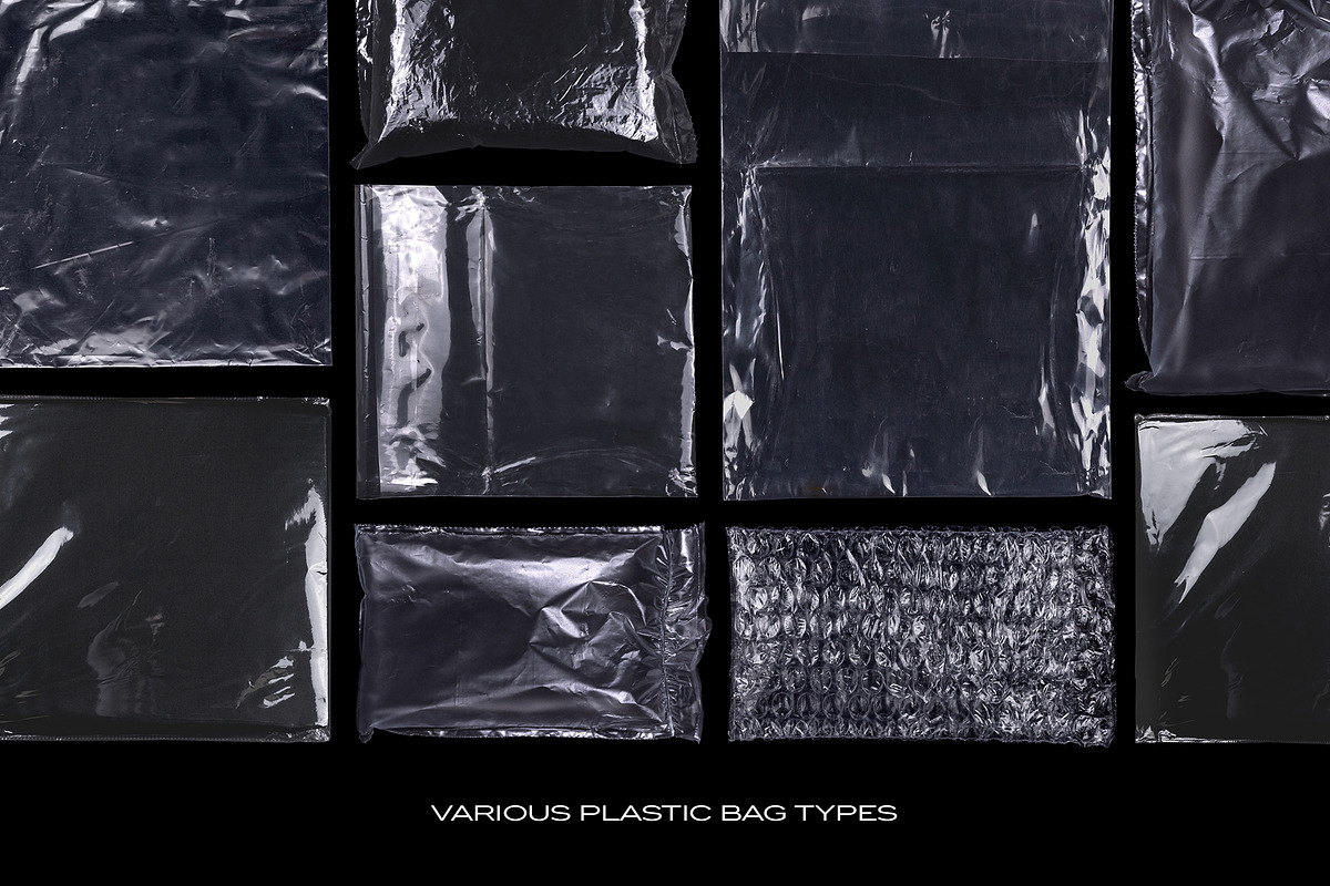 Plastic Bags Texture Branding Bundle, a Texture Graphic by PrintPixel (Photo 4 of 36)