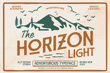 Horizon Light Typeface