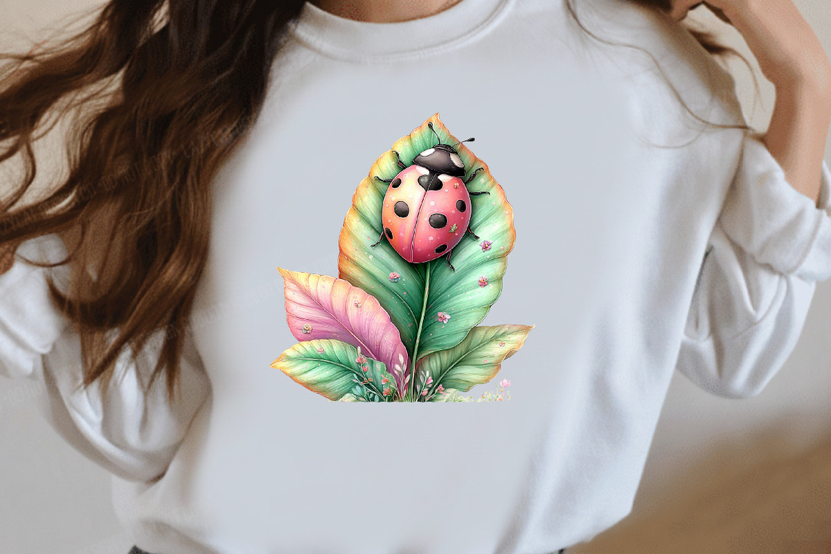 Whimsical Summer Ladybug Clipart, an Illustration by Designworld (Photo 6 of 8)