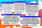 Cringe Experimental Typeface, a Serif Font by Aiyari (Thumbnail 2 of 14)