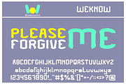 Please forgive me font, a Font by weknow (Thumbnail 1 of 5)