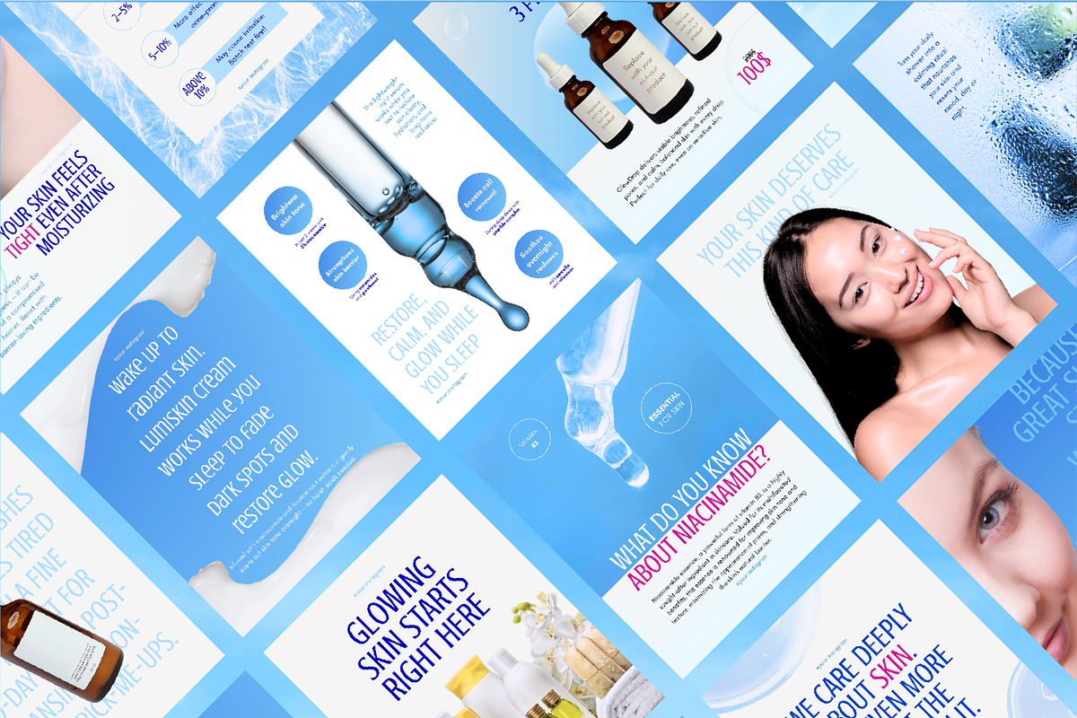 FRESH-Beauty Instagram Canva Templates preview 4