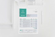 Clean Invoice Template, a Stationery Template by Propex (Thumbnail 3 of 3)