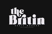 Britin Font, a Serif Font by Khoir (Thumbnail 1 of 12)