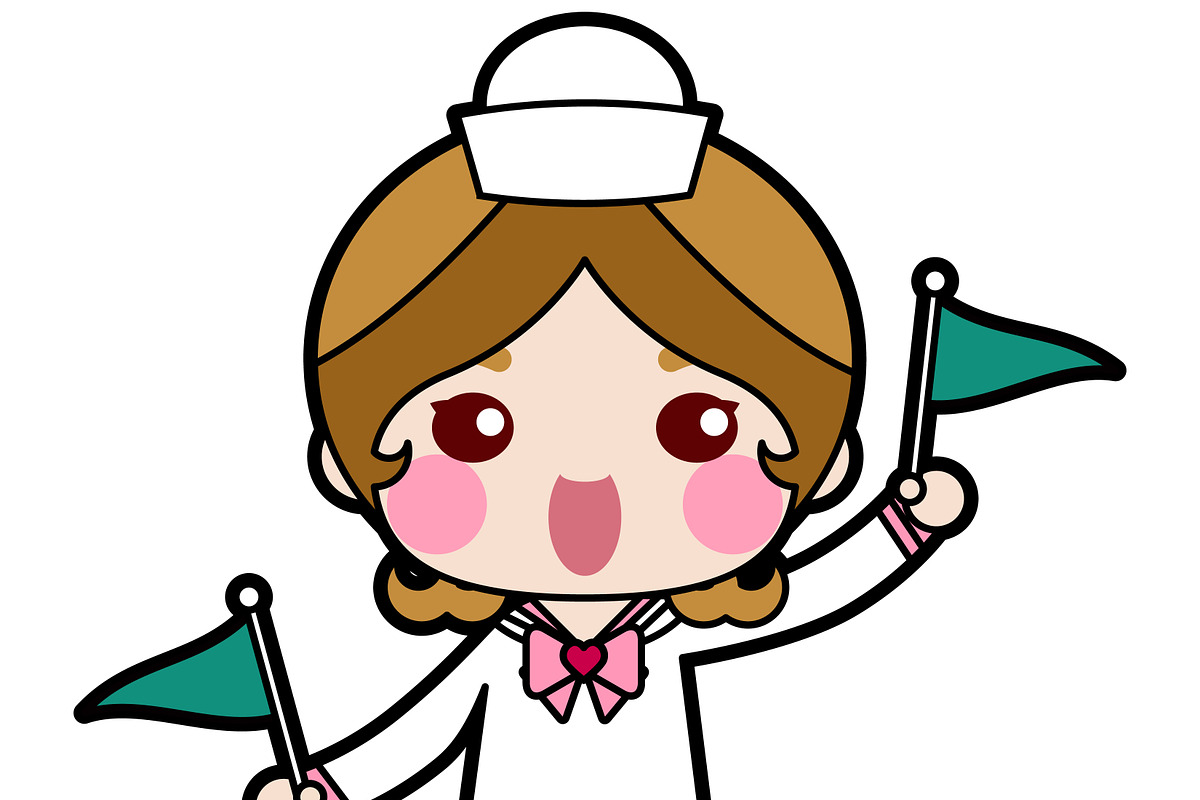 Digital Clipart Sailor Girl, a Person Illustration by Cozy Cat Design (Photo 3 of 3)