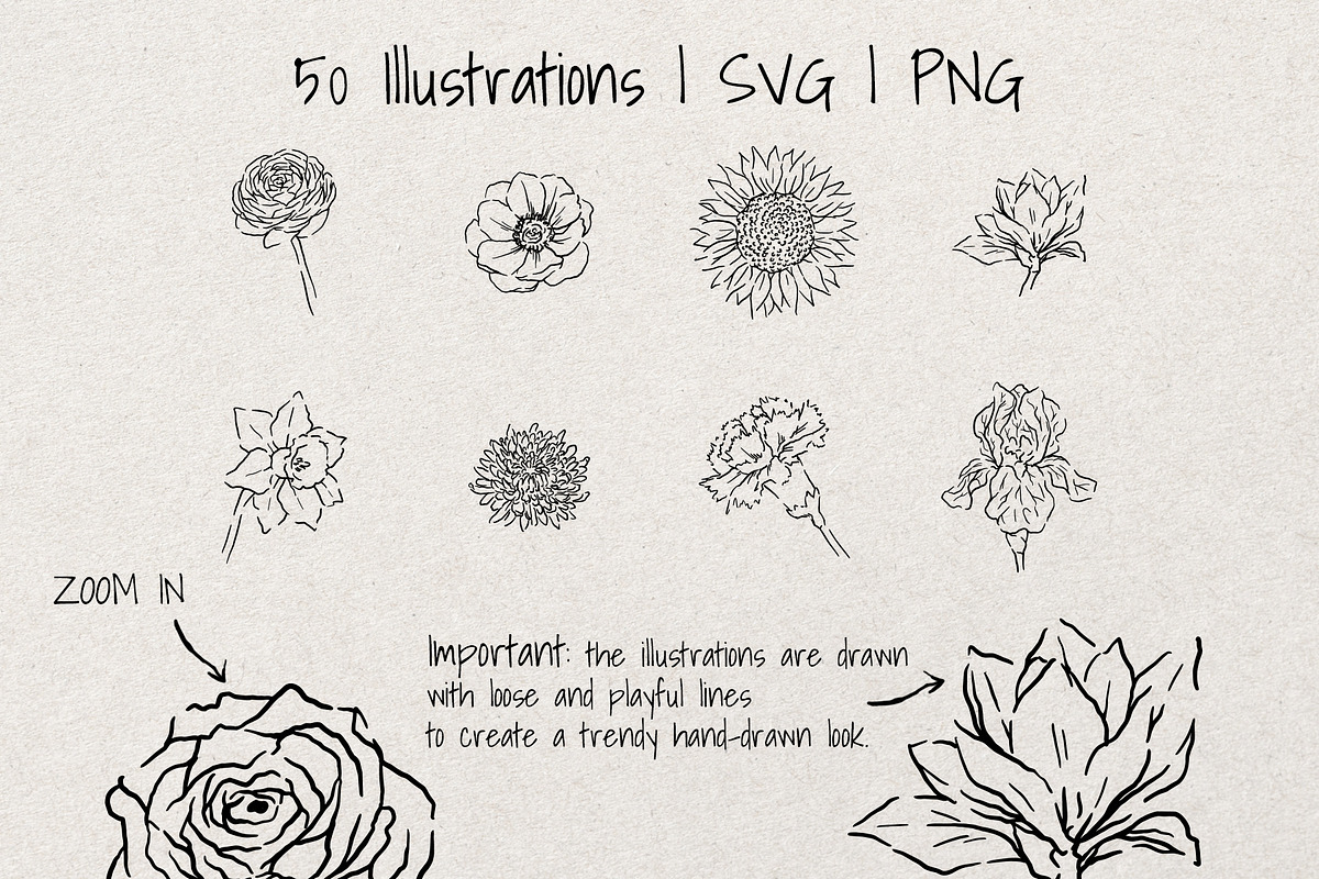 Floral Harmony, Whimsical Sketch, an Object Illustration by Artalia (Photo 4 of 5)