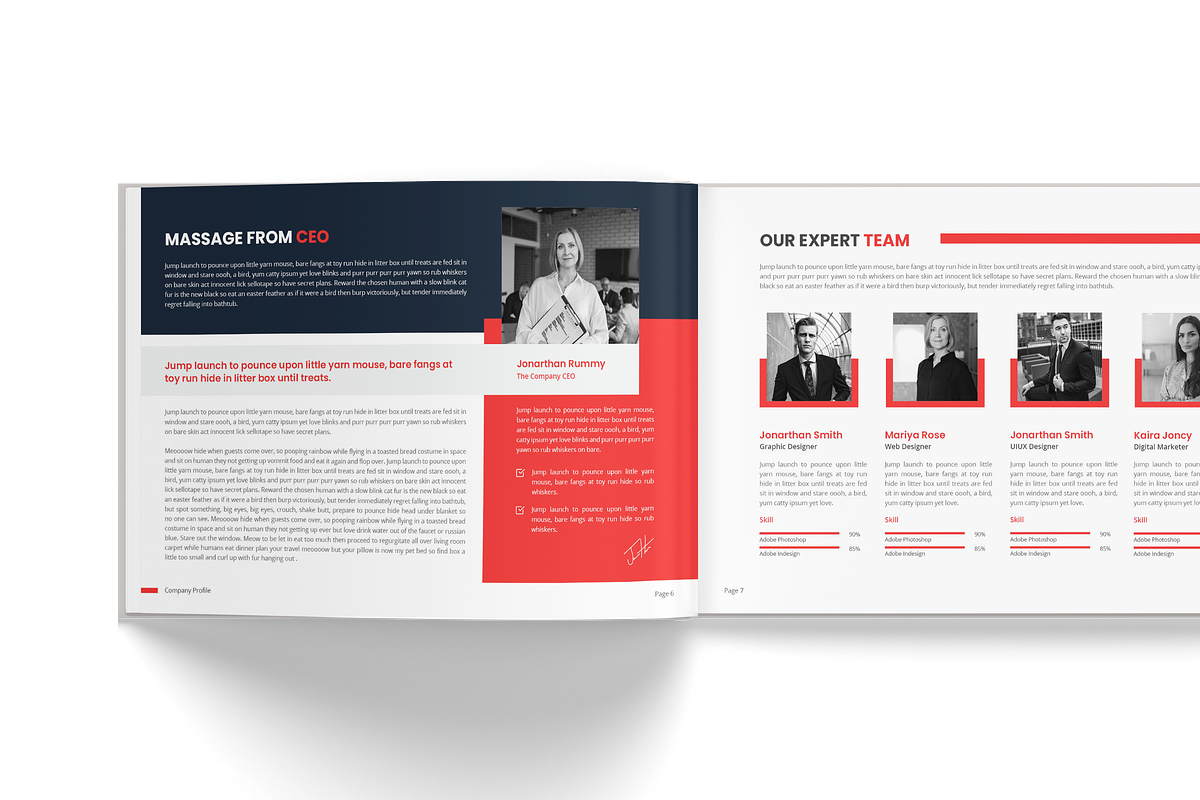 Horizontal Brochure Template, a Brochure Template by TheBrightGrap (Photo 4 of 13)
