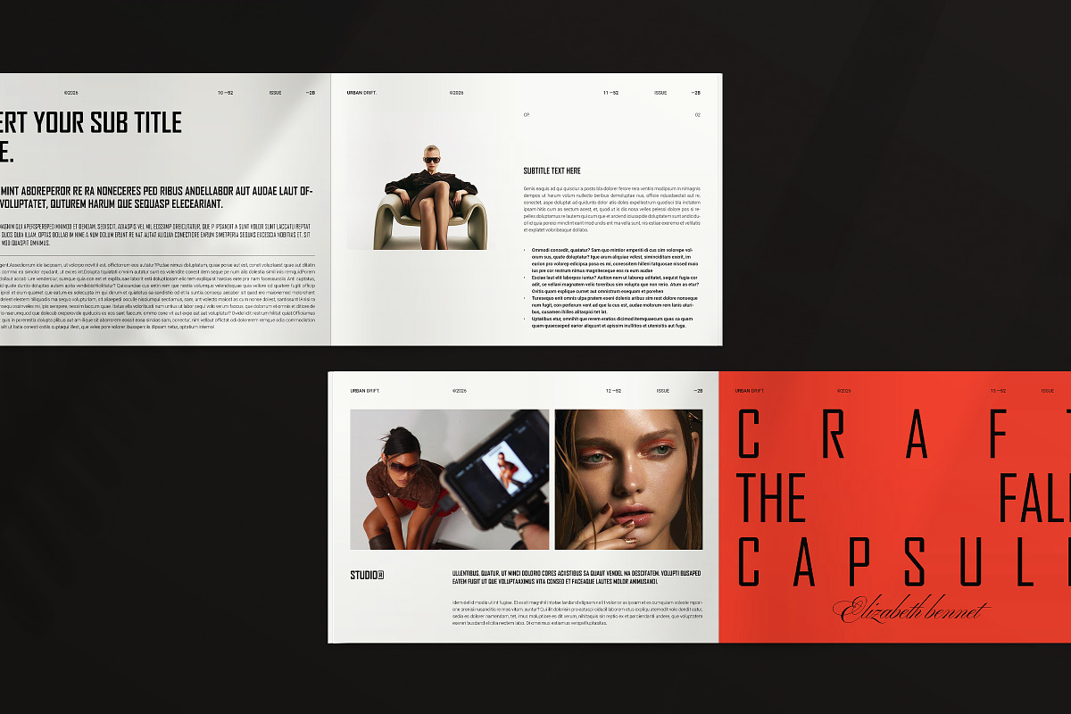 Modern Magazine Landscape Template, a Magazine Template by ArtisanaAura (Photo 6 of 20)