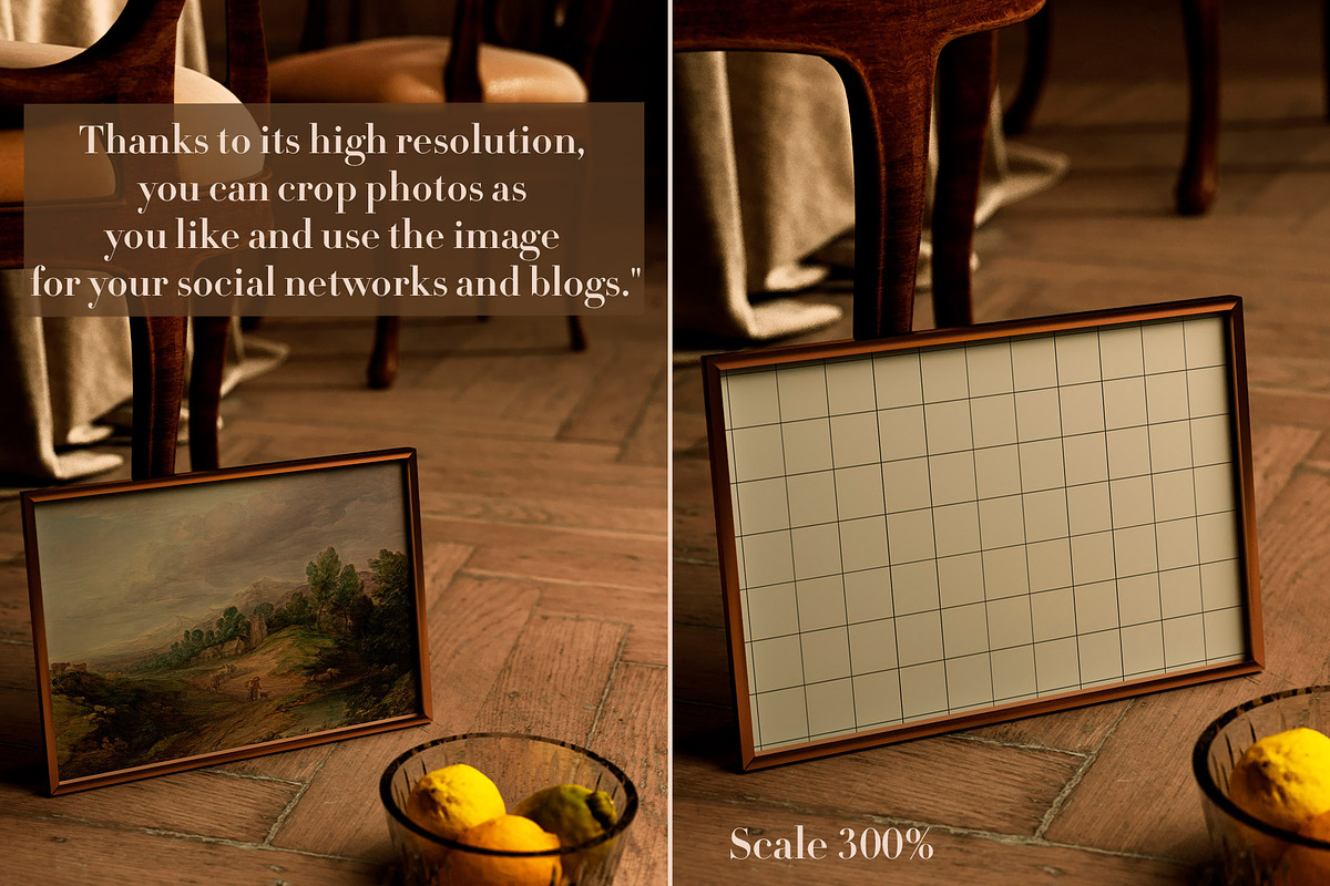 Lucerne room & Rustic Mockup Frame, a Household Mockup by LAMIA DESIGN (Photo 8 of 16)