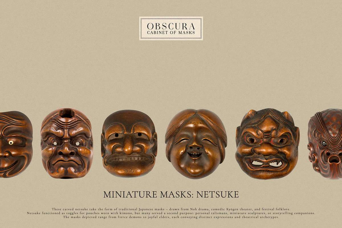 Obscura: Cabinet of Masks PNG Files, an Object Graphic by Dina Mae (Photo 6 of 11)
