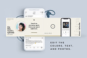 Podcast Carousel Posts CANVA + PS, a Social Media Template by Roger Coles (Thumbnail 2 of 8)