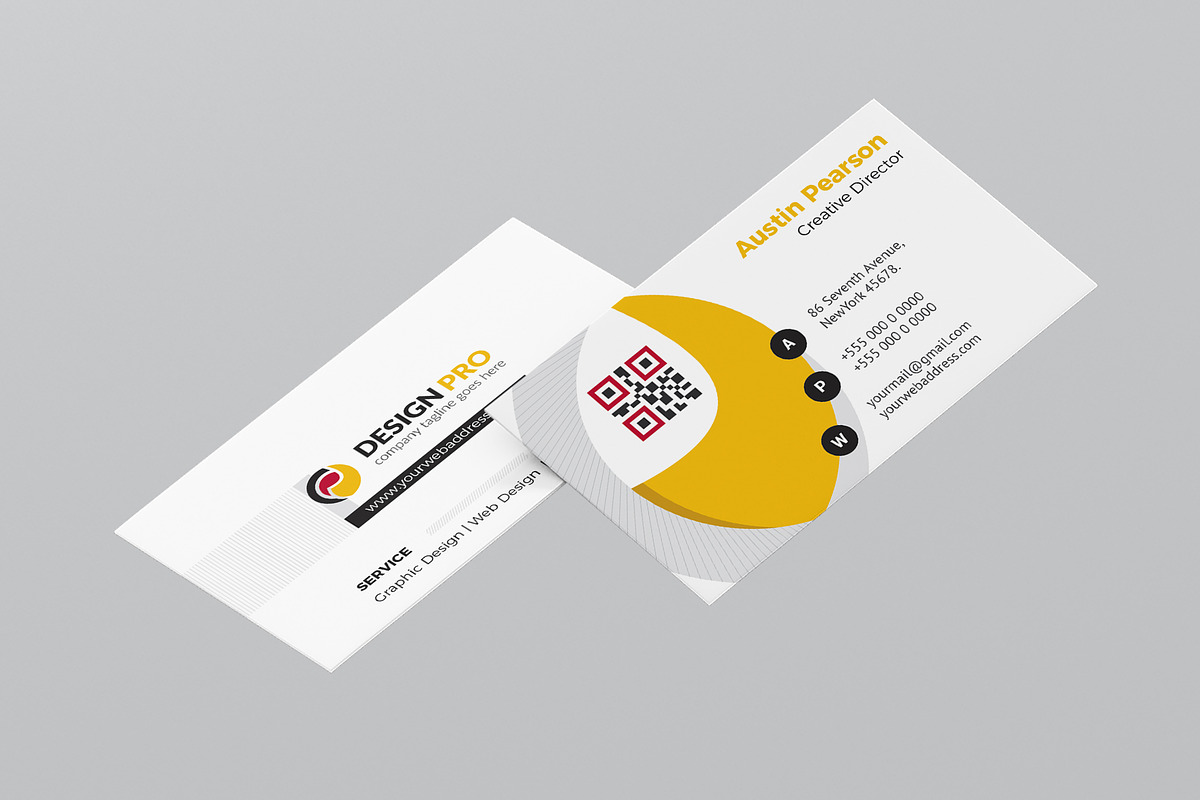 Minimal Business Card, a Business Card Template by ZAAS (Photo 5 of 6)