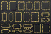 100 Calligraphic Vector Frames Set, a Decorative Illustration by Zver (Thumbnail 2 of 6)